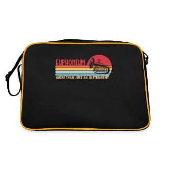 L’euphonium plus qu’un instrument euphoniste - Sac Retro - noir/or - Dos
