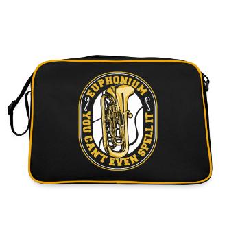 Vous ne pouvez même pas l’épeler Euphoniste d’instrument - Sac Retro - noir/or - Dos