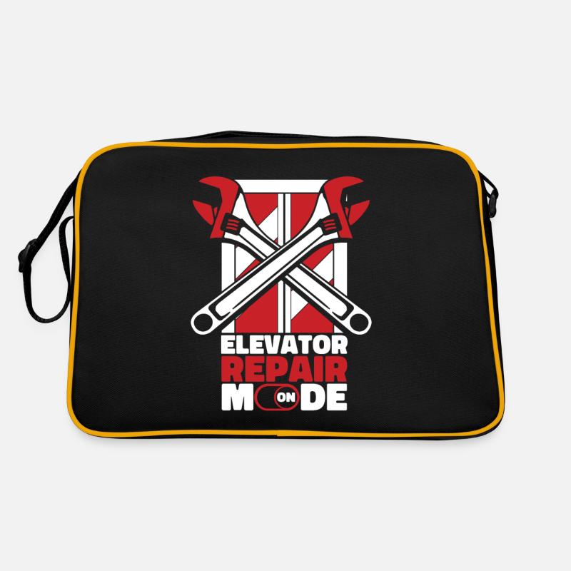 Mode de réparation d’ascenseur sur l’ascenseur de l’inspecteur de réparation Sac Retro