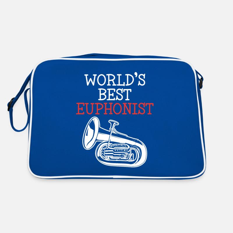 World's Best Euphonist Euphonist Euphoniumist Retro Bag