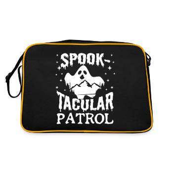 Spook-Tacular Patrol Ghost Investigator Gift idea - Retro Tasche - Schwarz/Gold - Hinten