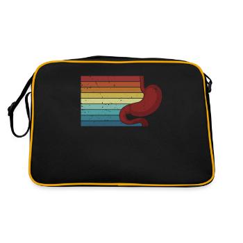 Rétro Bariatric Gastro-entérologue Chirurgien gastrique - Sac Retro - noir/or - Dos