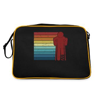 Rétro Bras cassé Jambe Os cassé Doigt cassé - Sac Retro - noir/or - Dos