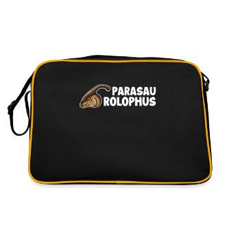 Parasaurolophini Dinosaur Hadrosauridae - Retro Bag - black/gold - Back