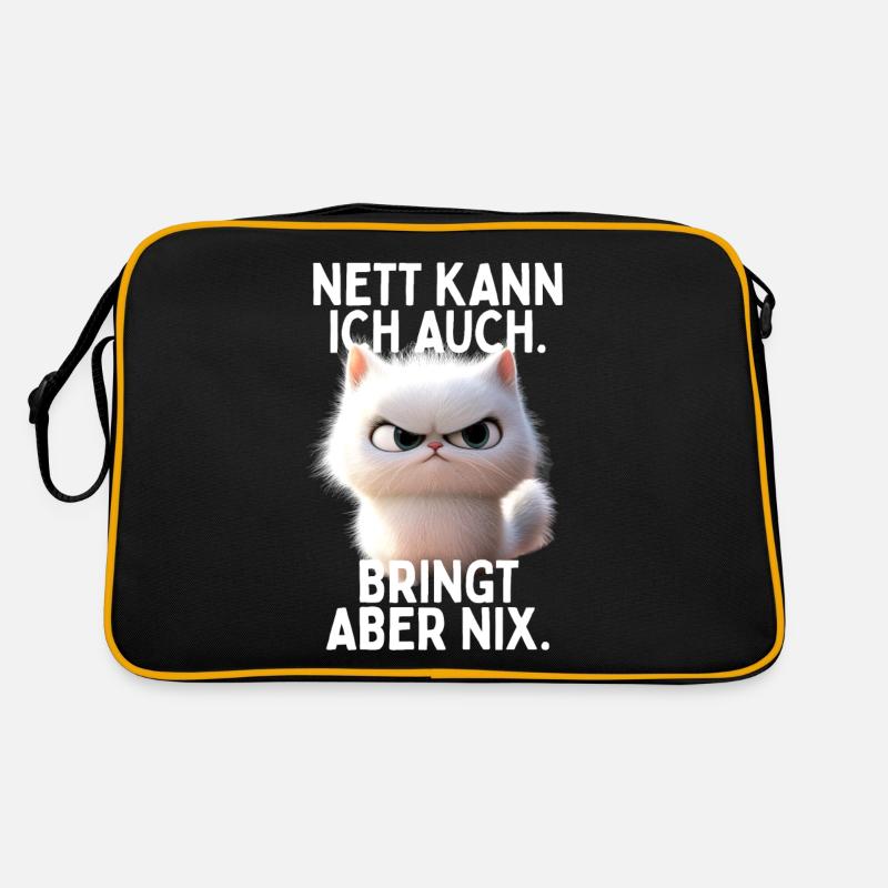 Nice I can also bring but no office cats Retro Bag