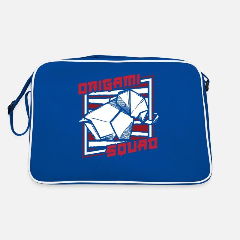 Origami Squad Folding Eule Papier Kranich Meister Retro Tasche