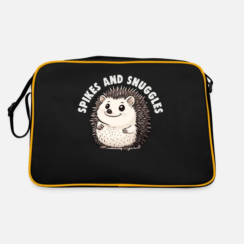 Mignon Hérisson Amoureux Drôle Hérisson Drôle Hérisson Mignon Sac Retro