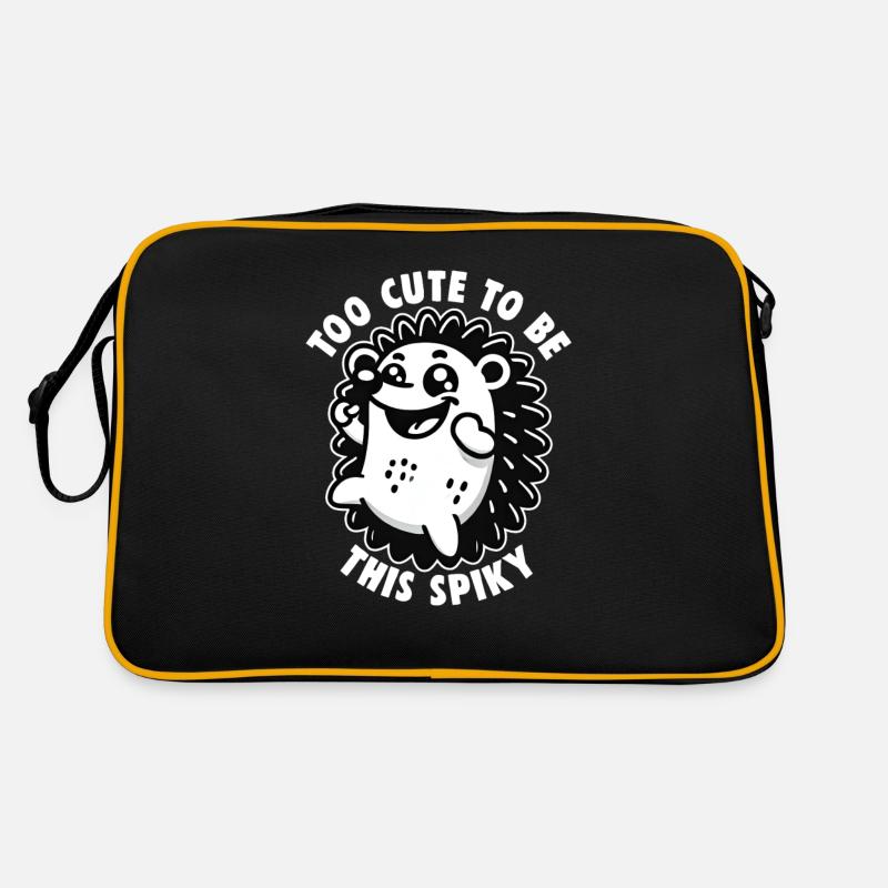 Mignon Hérisson Amoureux Drôle Hérisson Drôle Hérisson Mignon Sac Retro