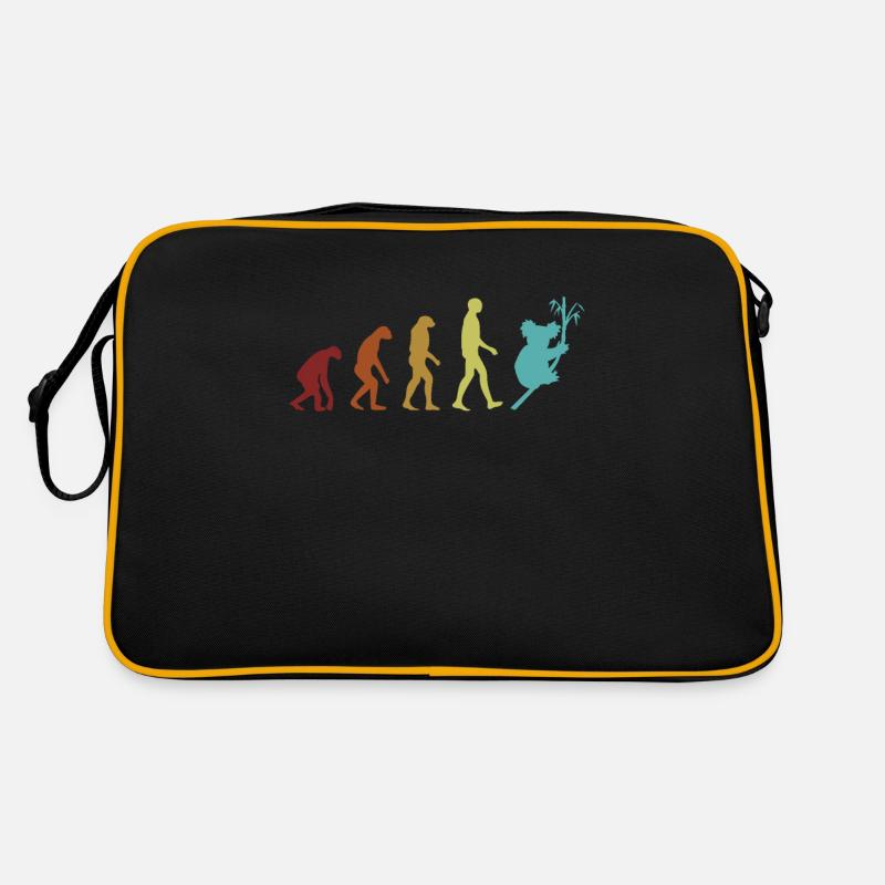 Koala Evolution Koalabär Eukalyptus Liebhaber Koala Retro Tasche
