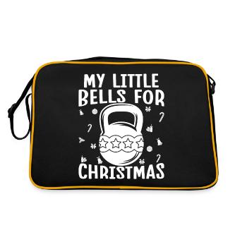 Gym Junkies My Little Bells For Christmas - Retro Bag - black/gold - Back