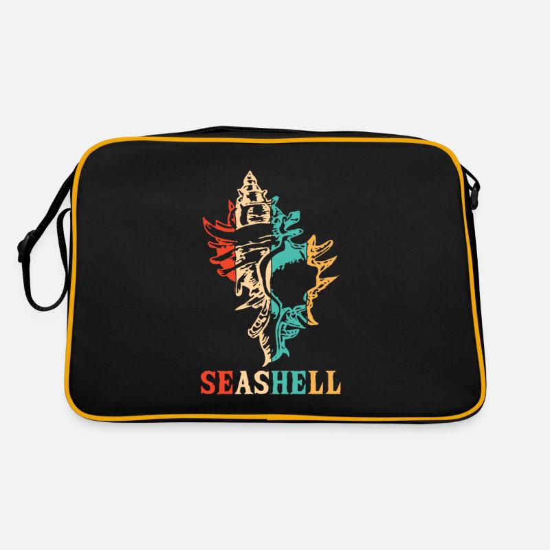 Retro Seashell Shelling Bag Bivalvia Seashell Retro Bag