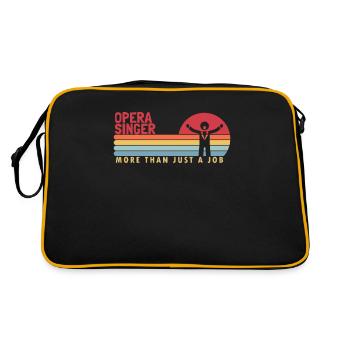 Opera Singer more than a Job Opera House Lover - Retro Bag - black/gold - Back