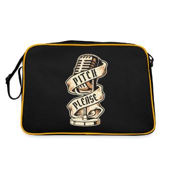Pitch Please Opera House Vocalist Tenor Singer - Retro Bag - black/gold - Back