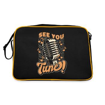 See You Tune Opéra House Chanteur Ténor Chanteur - Sac Retro - noir/or - Dos