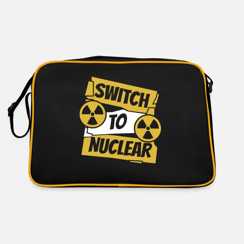 Passage à l’énergie nucléaire Exploitant d’uranium Nucléaire Sac Retro