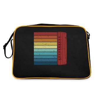 Retro Harmonicist Mundharmonika Harmonist Mundharmonika - Retro Tasche - Schwarz/Gold - Hinten