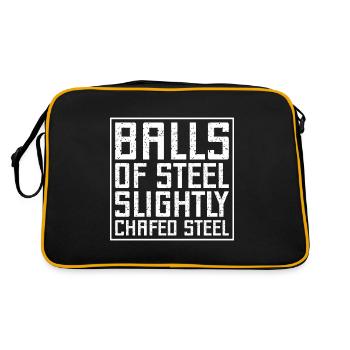 Pinball Machine Balls Of Steel Slightly Balls - Retro Bag - black/gold - Back