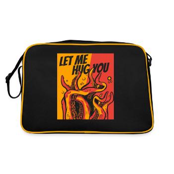 Laisse-moi te serrer dans mes bras céphalopode octopodes octopoda - Sac Retro - noir/or - Dos