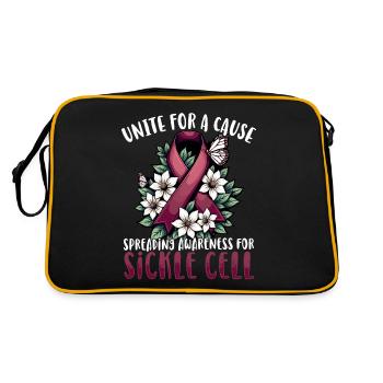 Unite For A Cure Sensibiliser le public à la drépanocytose - Sac Retro - noir/or - Dos