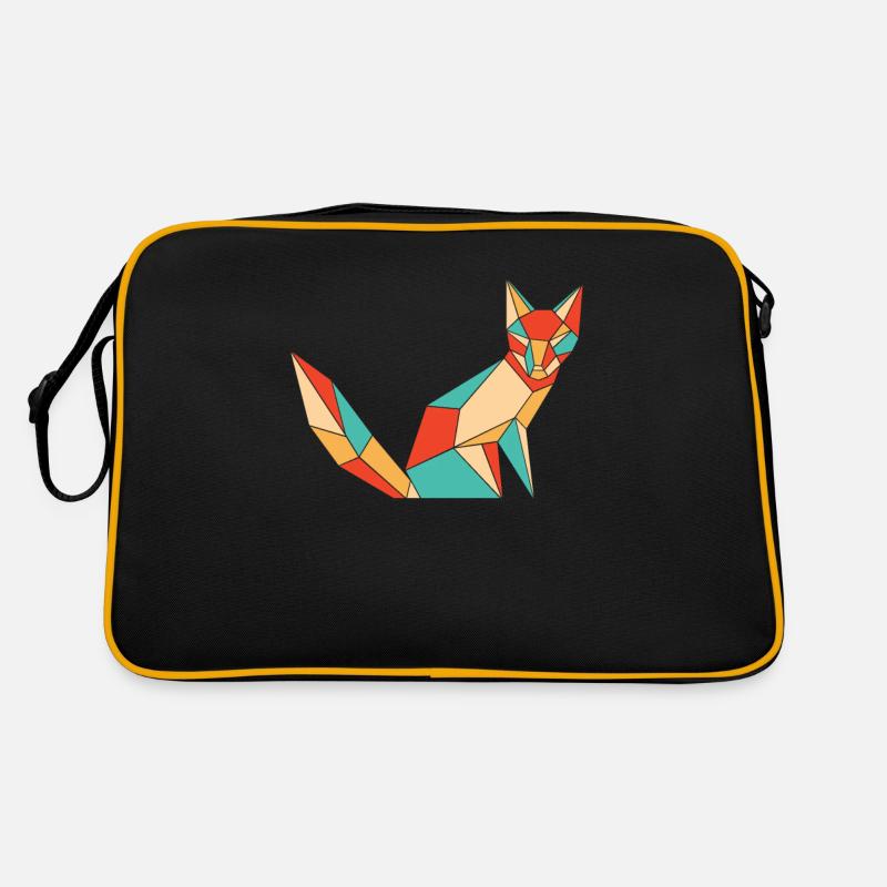 Retro Caninae Red Fox Canidae Fox Lover Fox Retro Bag