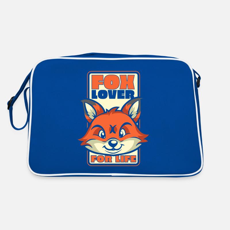 Fox Lover For Life Caninae Red Fox Canidae Fox Retro Bag