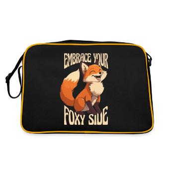 Embrassez votre côté renard Canidés Caninae Renard roux - Sac Retro - noir/or - Dos