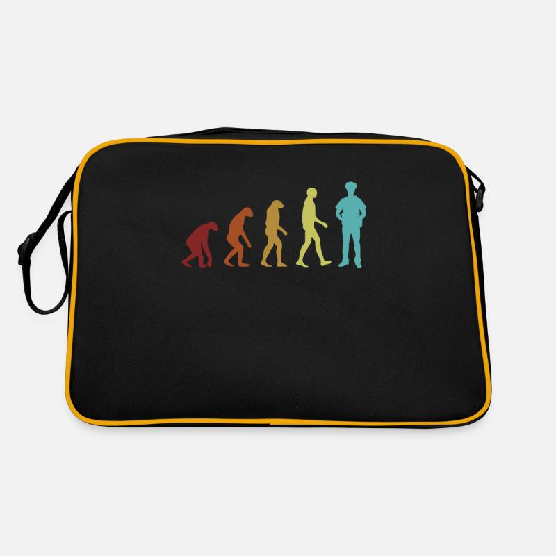 Justizvollzugsbeamter Evolution Strafvollzugsbeamter Retro Tasche