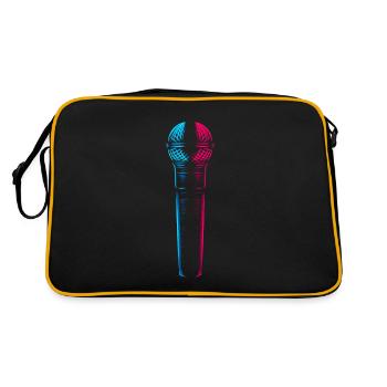 Opera House Vocalist Tenor Singer Lover Opera - Retro Bag - black/gold - Back