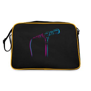 Opera House Tenor Singer Vocalist Lover Opera - Retro Bag - black/gold - Back