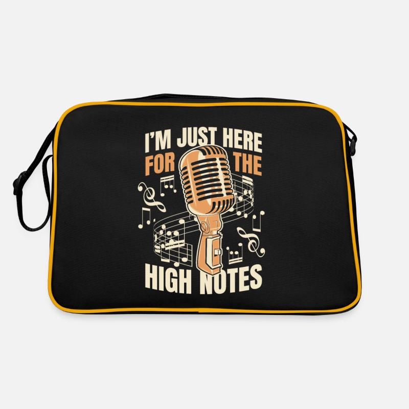 Juste ici pour les notes aiguës Amateur d’opéra Sac Retro