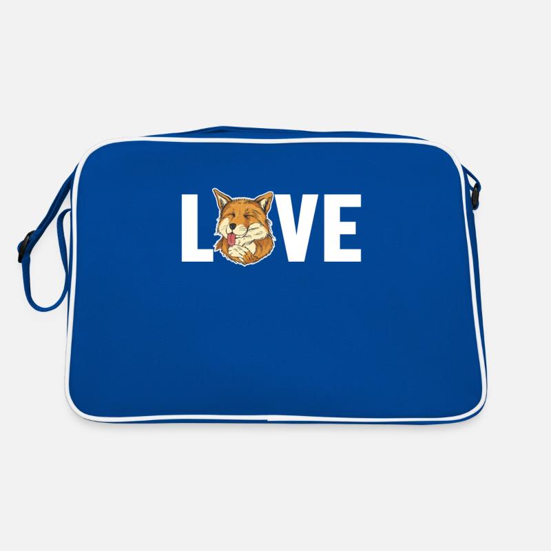 Fox Love Canidae Caninae Red Fox Fox Lover Fox Retro Bag