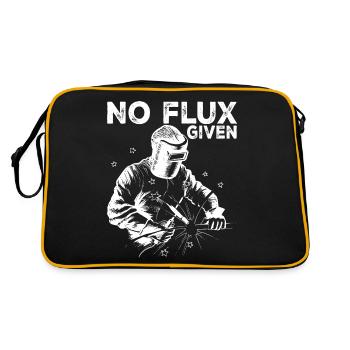 Coole einzigartige Schweißkunst | WIG- und MIG-Schweißgerät Schweißen - Retro Tasche - Schwarz/Gold - Hinten
