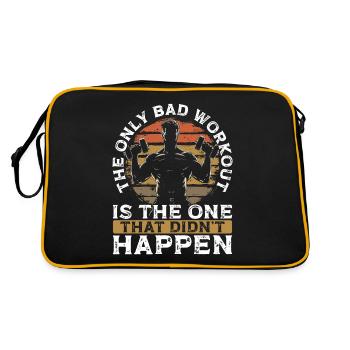 La douleur aujourd’hui est plus forte, demain - Sac Retro - noir/or - Dos
