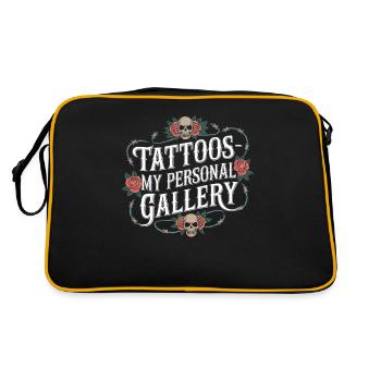 Tattoo Studio Tattoo Artist Tattoo Ideas - Retro Bag - black/gold - Back
