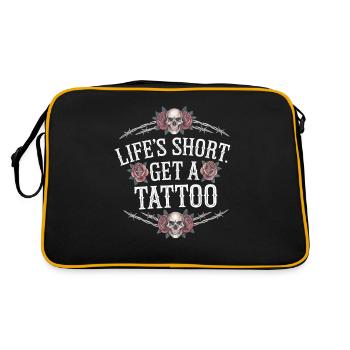 Tattoo Studio Tattoo Artist Tattoo Ideas - Retro Bag - black/gold - Back