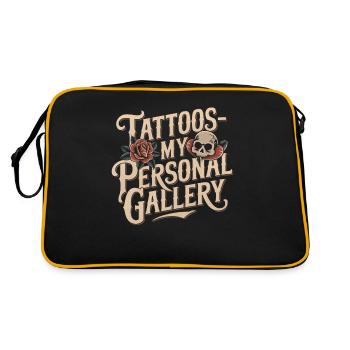 Tattoo Studio Tattoo Artist Tattoo Ideas - Retro Bag - black/gold - Back