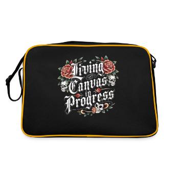 Tattoo Studio Tattoo Artist Tattoo Ideas - Retro Bag - black/gold - Back