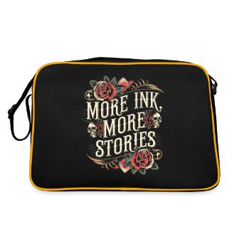 Tattoo Studio Tattoo Artist Tattoo Ideas - Retro Bag - black/gold - Back