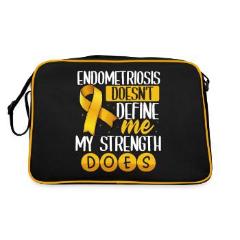 L’endométriose ne me définit pas, mais la mienne - Sac Retro - noir/or - Dos