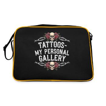Tattoo Studio Tattoo Artist Tattoo Ideas - Retro Bag - black/gold - Back