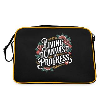 Tattoo Studio Tattoo Artist Tattoo Ideas - Retro Bag - black/gold - Back