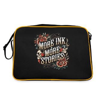 Tattoo Studio Tattoo Artist Tattoo Ideas - Retro Bag - black/gold - Back