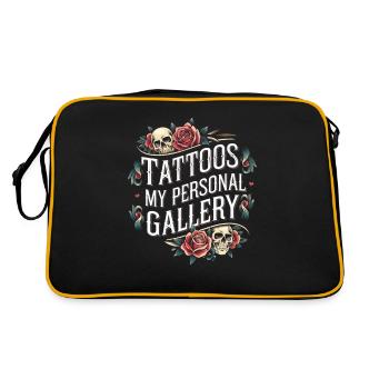 Tattoo Studio Tattoo Artist Tattoo Ideas - Retro Bag - black/gold - Back