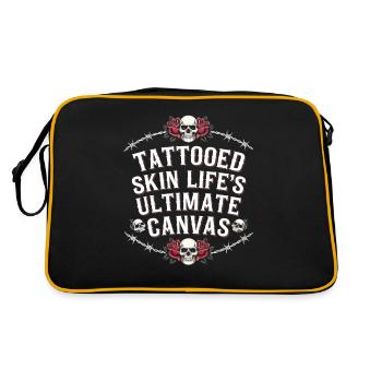 Tattoo Studio Tattoo Artist Tattoo Ideas - Retro Bag - black/gold - Back