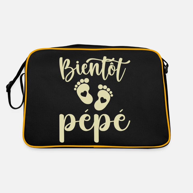 Bientôt pépé Sac Retro