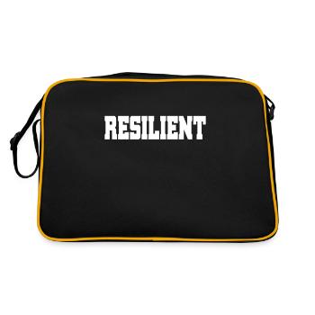 Résilience Santé mentale Motivation Résilience - Sac Retro - noir/or - Dos