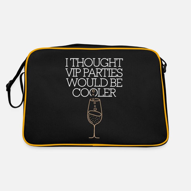I Thought VIP Parties Would Be Cooler Ironie VIP Retro Tasche