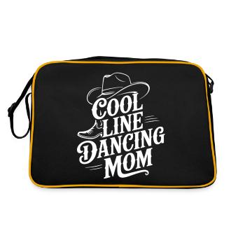 Line Dance Mom Line Dance Mom Cadeau - Sac Retro - noir/or - Dos
