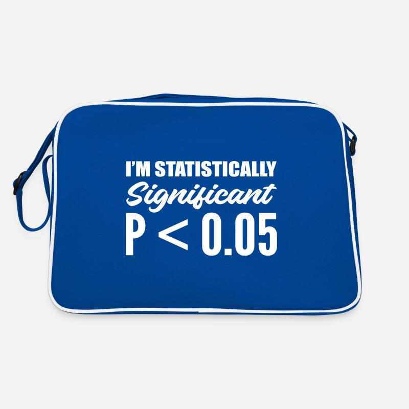 Ich bin statistisch signifikant Epidemiologe Gesch Retro Tasche
