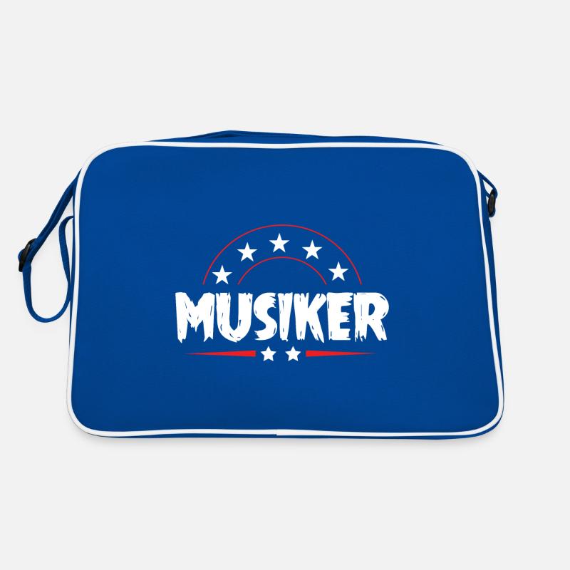 Musiker Beruf Retro Tasche